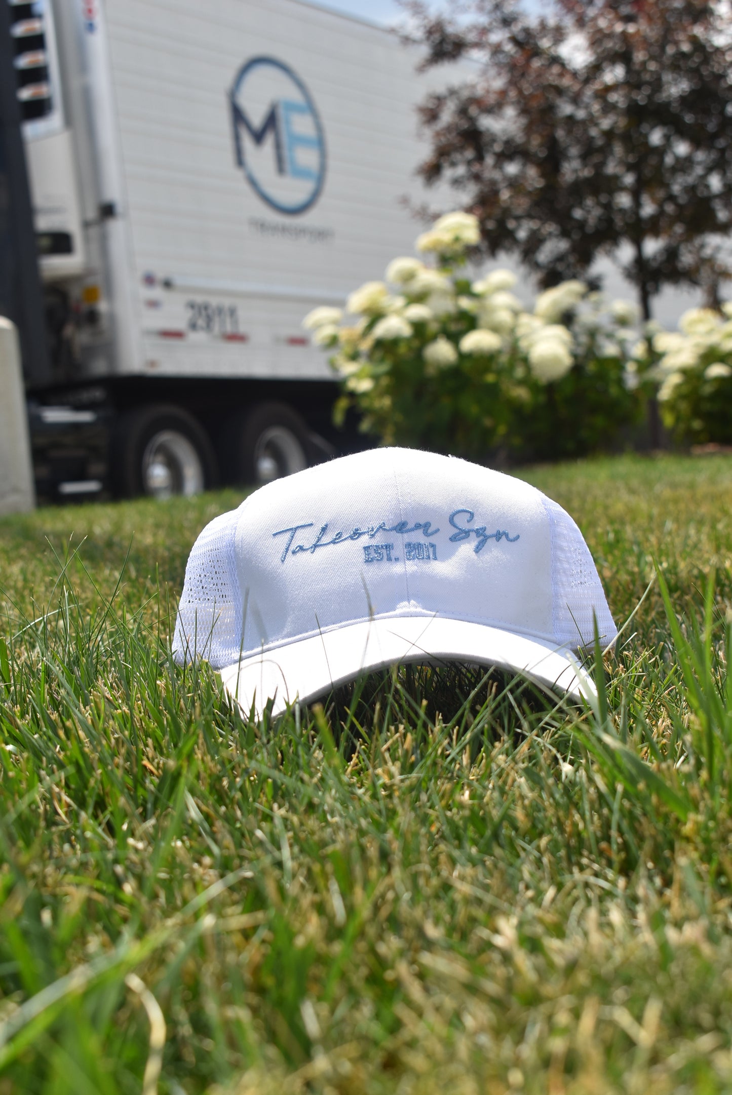 White "Takeover Szn" Trucker Hats