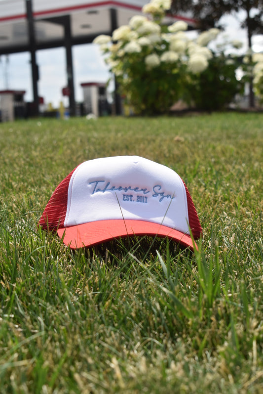 Red "Takeover Szn" Trucker Hat
