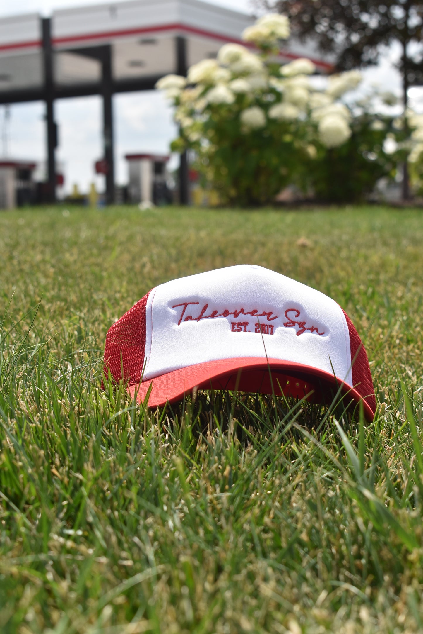Red "Takeover Szn" Trucker Hat