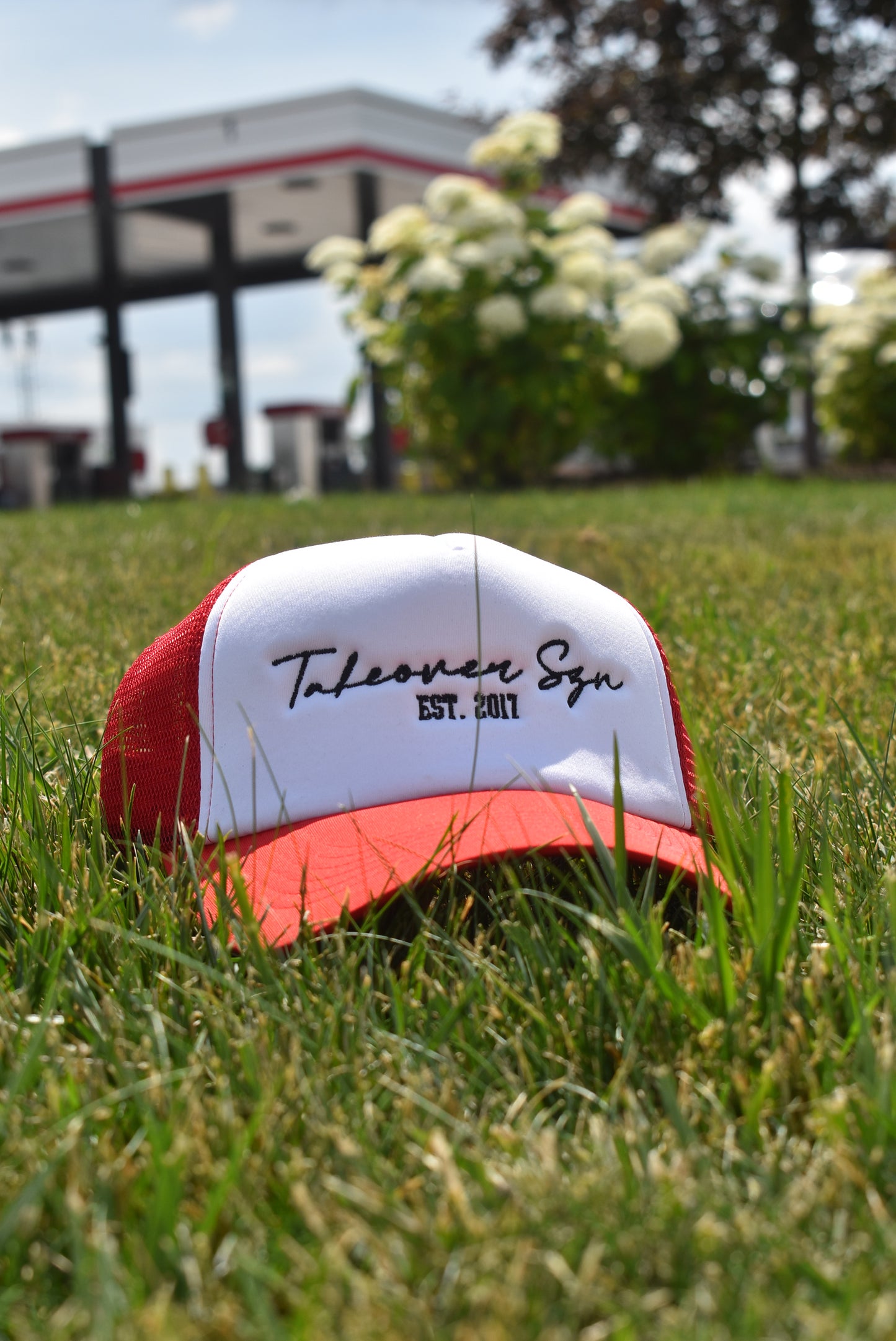 Red "Takeover Szn" Trucker Hat